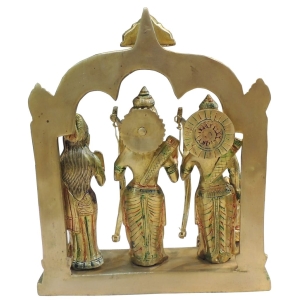Brass Showpiece Ram Darbar God Idol Statue - 9.5*4.5*11 Inch (BS1765 D)