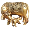 Brass Showpiece Cow With Calf God Idol Statue