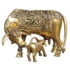 Brass Showpiece Cow With Calf God Idol Statue