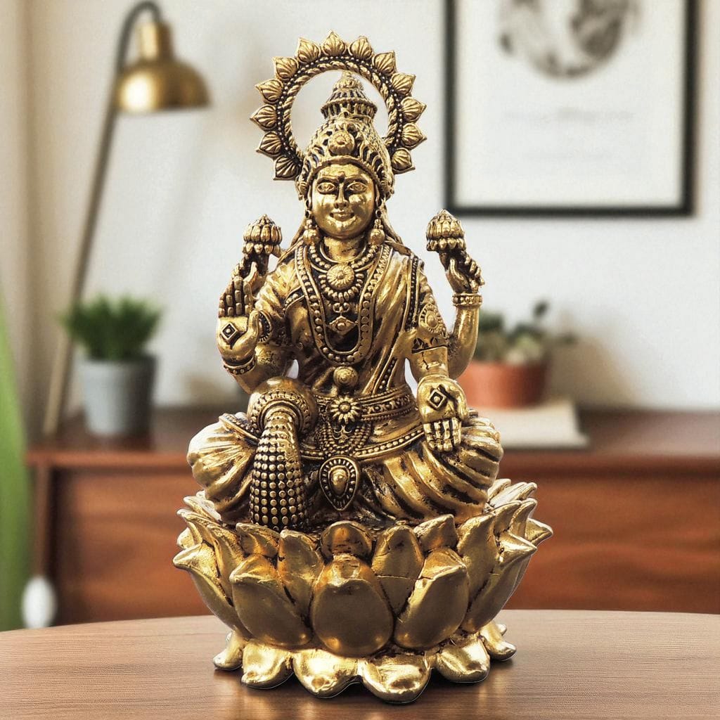Brass Showpiece Laxmi Ji God Idol Statue decorative item