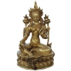 Brass Showpiece Tara Devi Sitting God Idol Statue 12 Inch