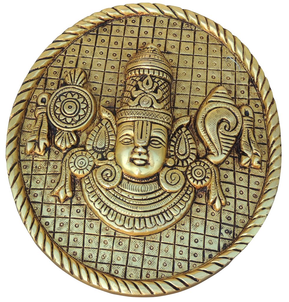 Brass Wall Hanging Showpiece Tirupati Balaji decorative item