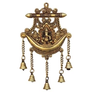 Brass Showpiece Ganesh Ji God Idol Statue - 7.3*1*12.5 Inch (BS1794 D)