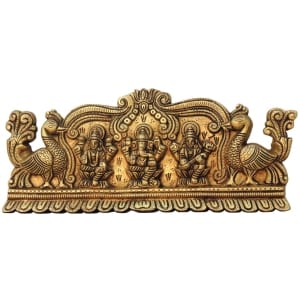Brass Showpiece LGS God Idol Statue - 13*1*5.5 Inch (BS1797 C)