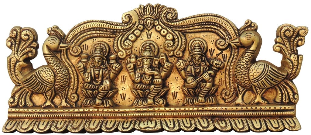 Brass Showpiece LGS God Idol Statue - 13*1*5.5 Inch (BS1797 C) - Image 2