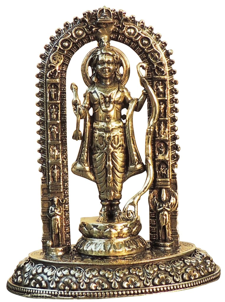 Brass Showpiece Ram Ji God Idol Statue, brass material