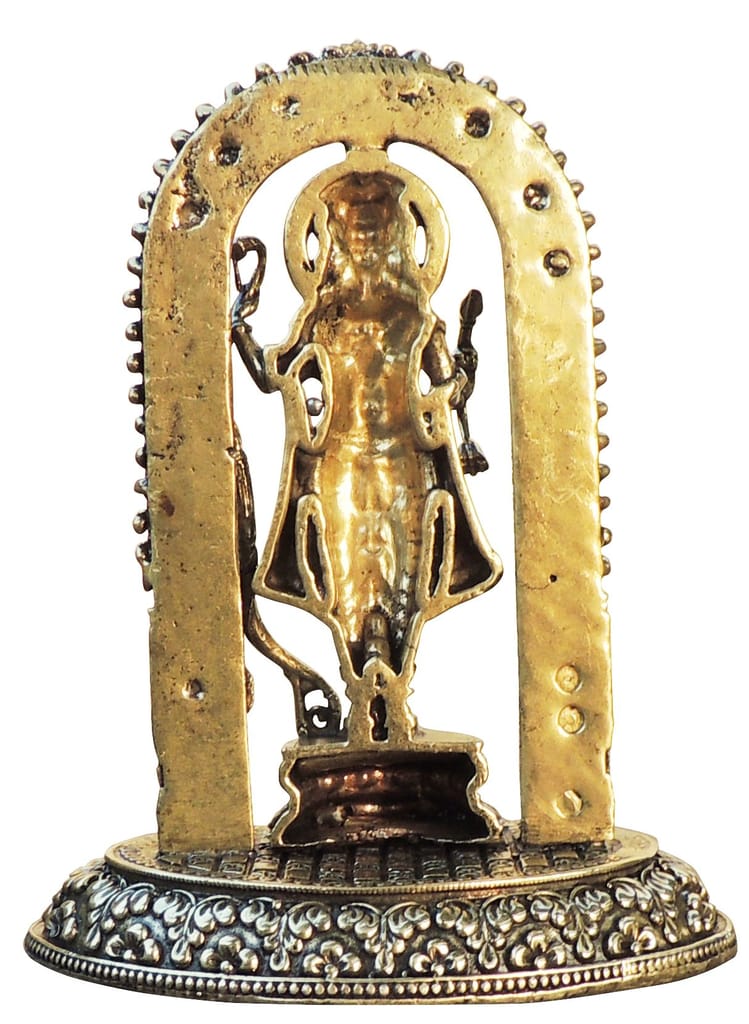 Brass Showpiece Ram Ji God Idol Statue, brass material