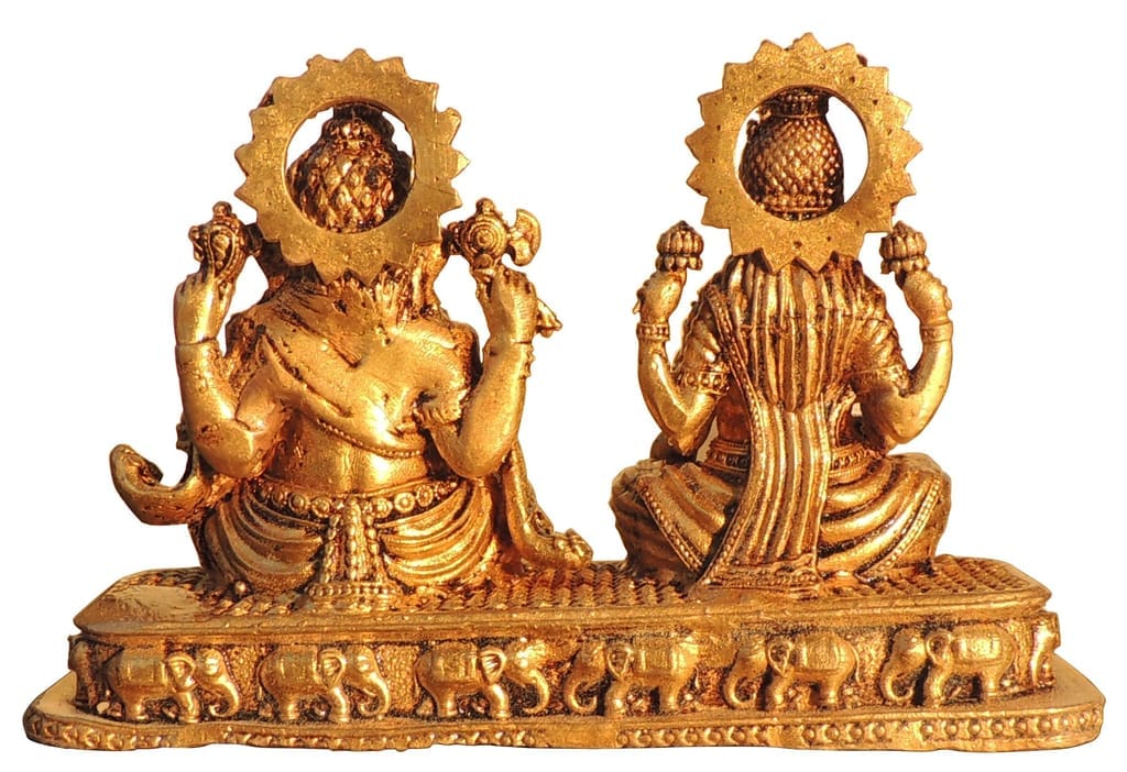 Brass Showpiece Laxmi Ganesh Ji God Idol Statue decorative