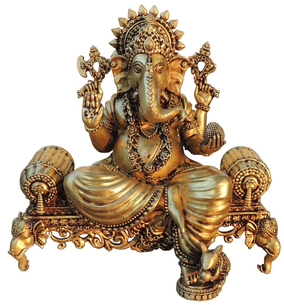 Brass Showpiece Ganesh Ji God Idol Statue decorative item