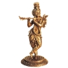 Brass Showpiece Krishna God Idol Statue - 3*2*6.2 Inch (BS1806 C)