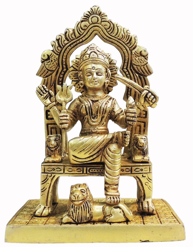 Brass Showpiece Santoshi Maa God Idol Statue decorative item