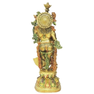 Brass Showpiece Radha God Idol Statue - 12*9*36 Inch (BS1815 R)