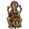Brass Showpiece Ganesh Ji God Idol Statue - 1.6*1.5*3 Inch (BS1822 G)