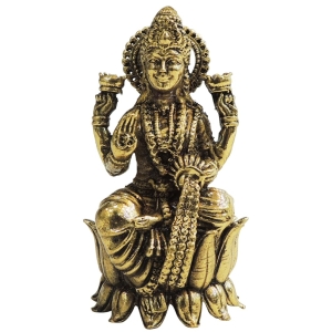 Brass Showpiece Laxmi God Idol Statue - 1.5*1.5*3 Inch (BS1822 L)