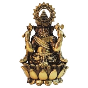 Brass Showpiece Ganesh Ji God Idol Statue, Made From Brass - 3*2.7*4.3 Inch (BS1828 G)