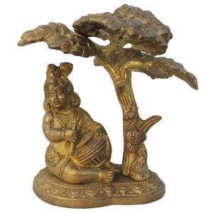 Tree Makhan Krishna Antique Finish - 3*4*5* Inch (BS206 A )