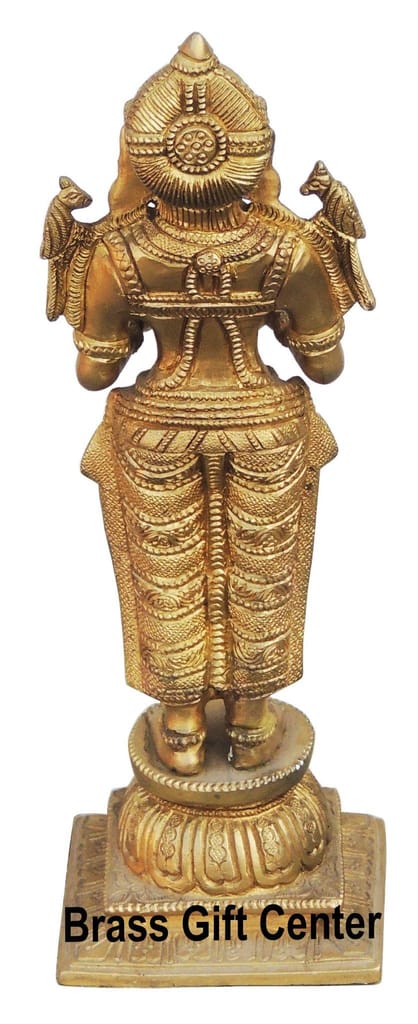 Brass Showpiece Deep Lady Statue - decorative home accent