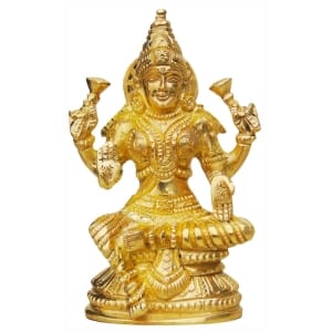 Brass Showpiece Laxmi Ji Statue - 3*2*5 Inch (BS224)