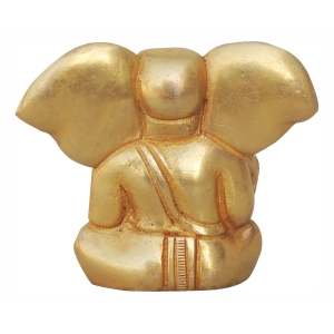 Brass Showpiece Ganesh Ji God Idol Statue - 3*1.5*3 inch (BS257)
