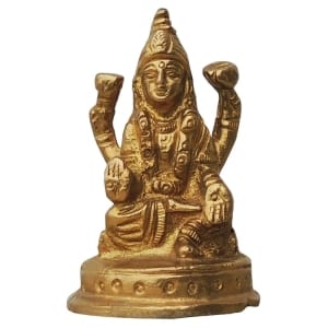 Brass  Showpiece Laxmi Ji God Idol Statue - 1.5*1.5*2.5 Inch (BS269)