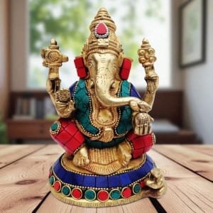Ganeshji Stone-3.5*4*6.5 Inches (BS376)