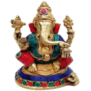 Ganeshji Stone-3.5*4*6.5 Inches (BS376)
