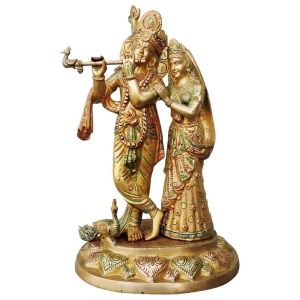 Brass Showpiece Radha Krishna God Idol Statue decorative item