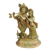 Brass Showpiece Radha Krishna God Idol Statue - 10*8*16 Inch (BS399 X)