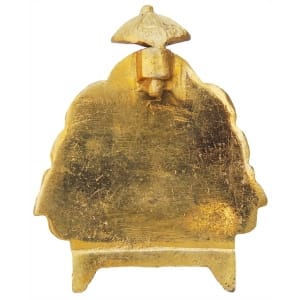Brass Showpiece Ganesh Ji with Chatri God Idol Statue - 2.5*1*3 inch (BS415)
