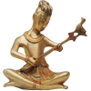 Brass Showpiece Rajasthani Guitar Statue decorative item