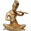 Brass Showpiece Rajasthani Violin Statue decorative item