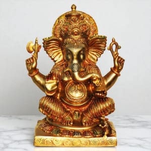 Ganeshji with BAse-14*8*18 Inches (BS492 B)