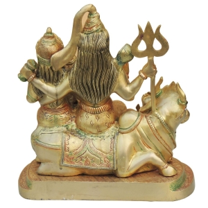 Brass Shiv Parivar - 13 Inch Brass Statue Set - 14 Kg Weight