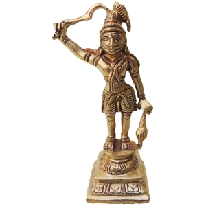 Brass Showpiece Parshuram Statue - decorative home accent