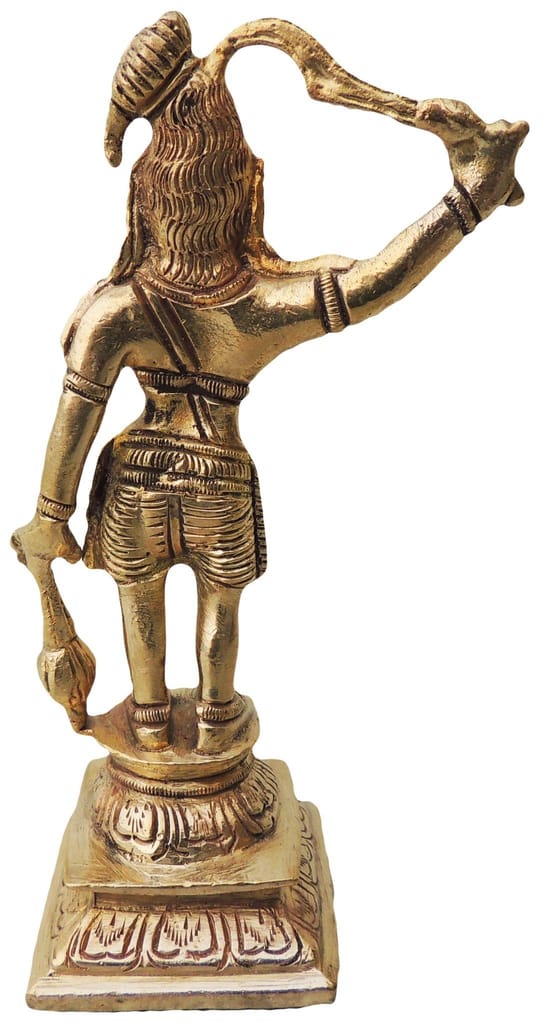 Brass Showpiece Parshuram Statue - decorative home accent