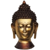 Brass Showpiece Buddha Head Statue antique finish