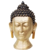 Brass Showpiece Buddha Head Statue antique finish