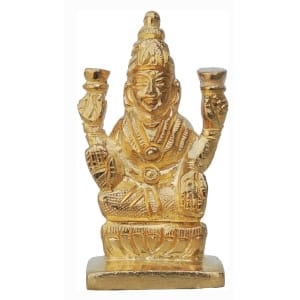 Brass Showpiece Laxmi Ji Statue - 1.5*1*2.5 Inch (BS586 A)