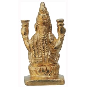 Brass Showpiece Laxmi Ji Statue - 1.5*1*2.5 Inch (BS586 A)