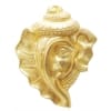 Ganesha Face Wall Hanging Brass decor
