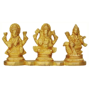Brass Showpiece LGS On Same Base God Idol Statue - 4*1*2 inch (BS644)