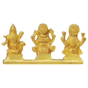 Brass Showpiece LGS On Same Base God Idol Statue - 4*1*2 inch (BS644)