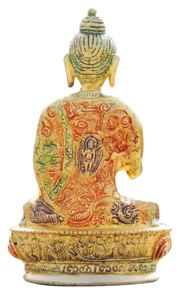 Brass Showpiece Buddha Statue - decorative home decor