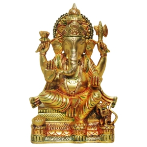 Brass Ganesh ji -7*3*11 inches (BS663)