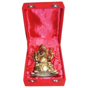 Brass Showpiece Ganesh Ji Statue  - 4.5*4*6 Inch (BS664 B)