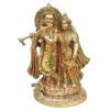 Brass Showpiece Radha Krishna Statue - 8*5.5*11.5 Inch (BS688 B)