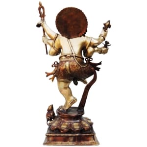 Brass Showpiece Ganesh Ji Statue - 15*10*27 Inch (BS724 B)