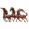 Brass Showpiece Horse Wall Hanging Statue - brass decor
