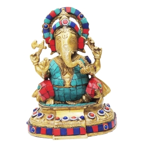 Ganeshji Stone-5.5*4.5*7.5 Inches (BS747 G)