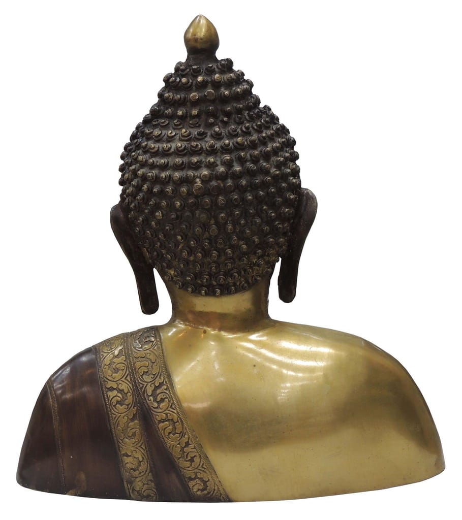 Brass Showpiece Buddha Head Statue home decor